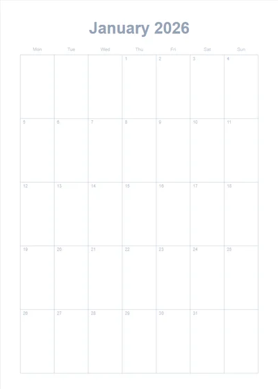 Monthly Calendar